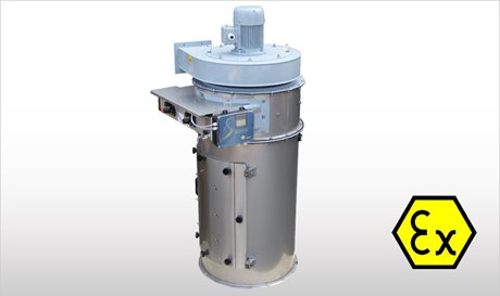 WAMFLO ATEX - Flanged Round Dust Collectors ATEX-certified